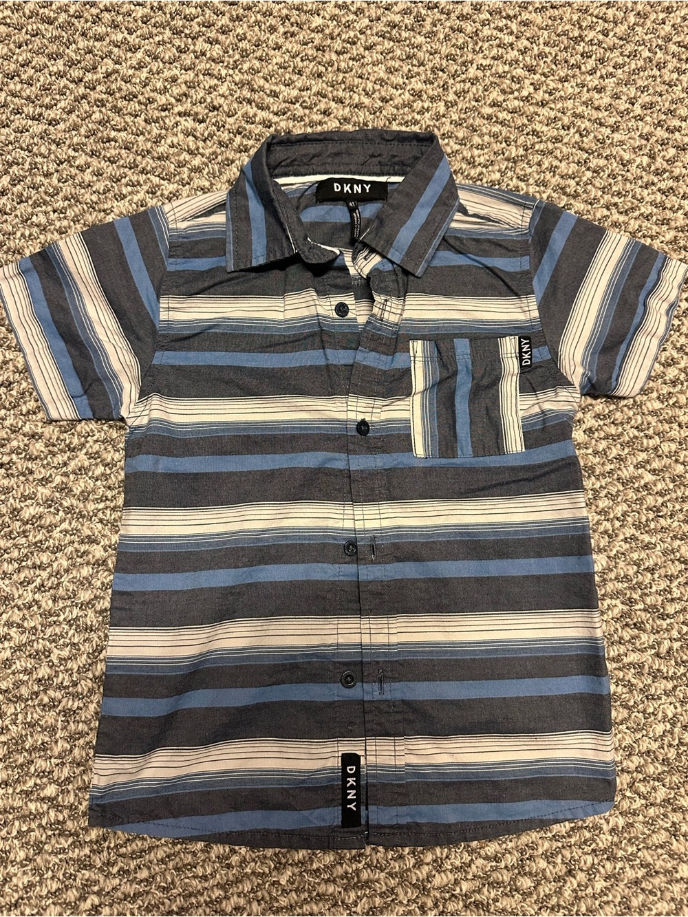 DKNY short sleeve button down